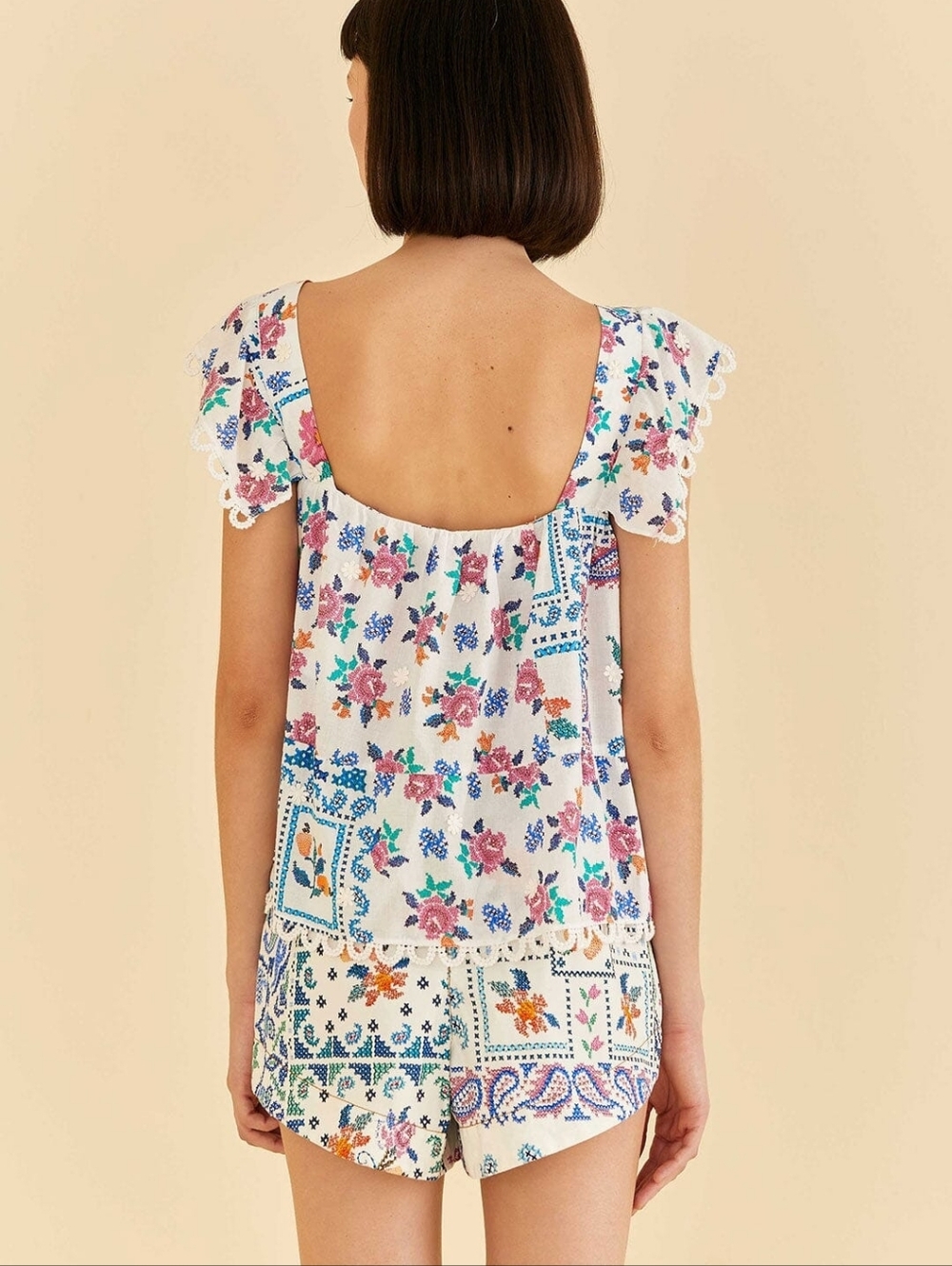 Farm Rio Romantic Blouse - Picture 4 of 4